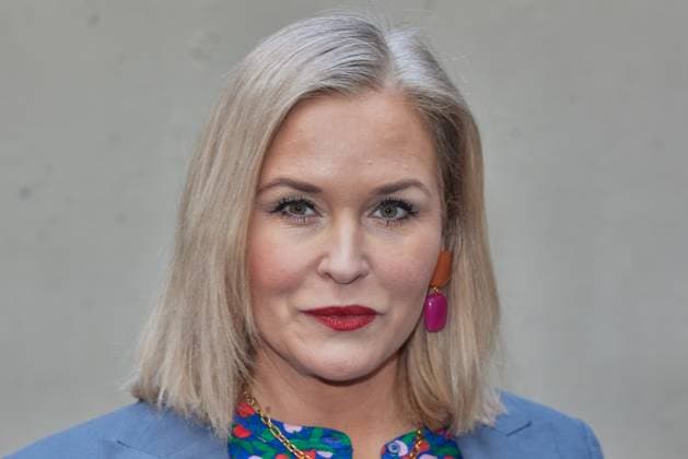 Judith Hoersch - Gaesteankunft zur Verleihung des Kurzfilmpreises BLAUE BLUME von Romance TV im Prince Charles in Berlin am 12.02.2025. Kurzfilmpreis BLAUE BLUME