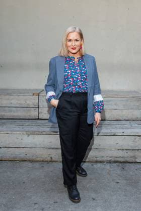 Award - Blaue Blume 2025 Judith Hoersch bei der Verleihung BLAUE BLUME von Romance TV im Prince Charles am 12.02.2024 in Berlin. Copyright: xEventpressxKochanx