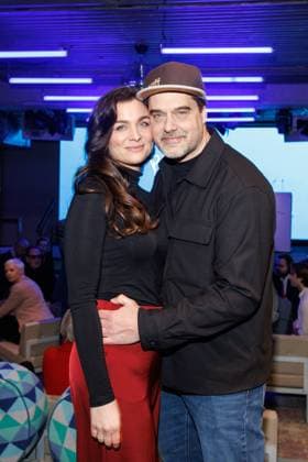 Award - Blaue Blume 2025 Kati Bork und Raphael Vogt bei der Verleihung BLAUE BLUME von Romance TV im Prince Charles am 12.02.2024 in Berlin. Copyright: xEventpressxKochanx