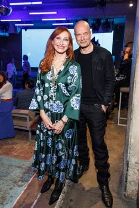 Award - Blaue Blume 2025 Andrea Sawatzki und Christian Berkel bei der Verleihung BLAUE BLUME von Romance TV im Prince Charles am 12.02.2024 in Berlin. Copyright: xEventpressxKochanx