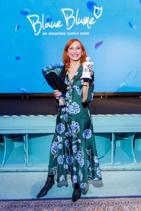 Award - Blaue Blume 2025 Andrea Sawatzki bei der Verleihung BLAUE BLUME von Romance TV im Prince Charles am 12.02.2024 in Berlin. Copyright: xEventpressxKochanx