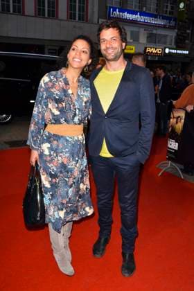 Kai Schumann Marva Schreiber Schauspieler bei der Weltpremiere des Kino Film Spielmacher in der Lichtburg am Dienstag 10.04.2018 in Essen NRW Deutschland *** Kai Schumann Marva Schreiber Actors at the World premiere of Cinema Film Playmaker in the LICHTBURG on Tuesday 10 04 2018 in Food NRW Germany