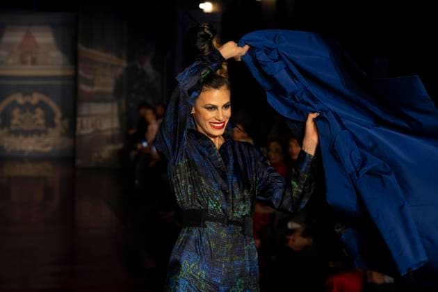 February 13, 2025, New York, New York, USA: Model walks runway for Zang Toi runway show during New York Fashion Week Fall Winter 2025 at Park Avenue Christian Church in New York on February 13, 2025. Zang Toi design for House of Toi includes dresses, shoes, accessories like bags, costume jewelry, belts and etc. New York USA - ZUMAr339 20250213_znp_r339_026 Copyright: xLevxRadinx