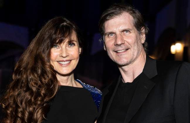 February 13, 2025, New York, New York, USA: Carol Alt and Alexei Yashin attend Zang Toi runway show during New York Fashion Week Fall Winter 2025 at Park Avenue Christian Church in New York on February 13, 2025. New York USA - ZUMAr339 20250213_znp_r339_005 Copyright: xLevxRadinx