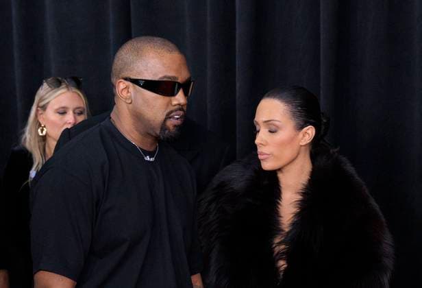 February 13, 2025, Los Angeles, California, USA: Kanye Ã¢â‚¬oeYeÃ¢â‚¬Â West and his wife of two years, Bianca Censori headed for divorce. FILE PHOTO: Kanye West and wife Bianca Censori at the 67th Grammy Awards held at Crypto.com Arena in Los Angeles California on Sunday February 2, 2025. JAVIER ROJAS PI Los Angeles USA - ZUMAp124 20250213_zaa_p124_006 Copyright: xJavierxRojasx