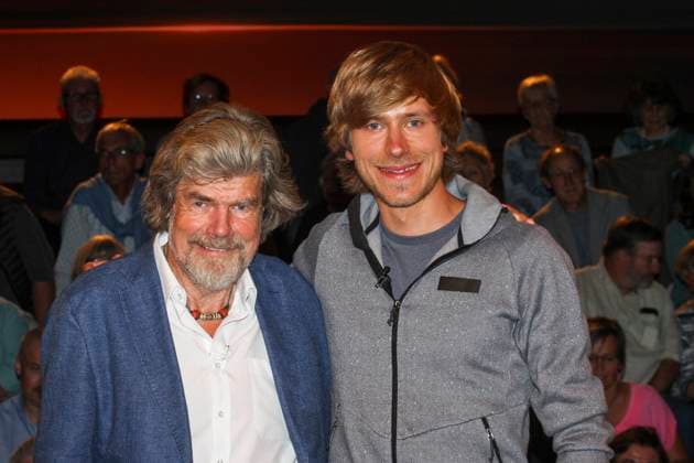 Reinhold Messner der Bergsteiger mit seinem Sohn Simon Messner zu Gast in der ZDF Talkshow Markus Lanz im Studio am Mittwoch 11.09.2019 in Hamburg *** Reinhold Messner the Mountaineer with his Son Simon Messner to Guest in the ZDF Talk show Markus Lanz at Studio on Wednesday 11 09 2019 in Hamburg