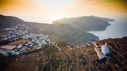 The church of Panagia on the Greek island of Folegandros in the Cyclades Islands 23080874 RECORD DATE NOT STATED