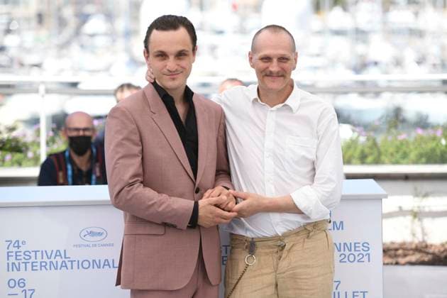 Franz Rogowski, Georg Friedrich at the photocall of the film Great Freedom - Grosse Freiheit during the 74th Festival de Cannes - Cannes Film Festival in the Palais du Festival on the Croisette in Cannes, France, 09 June 2021. Cotes D Azur Frankreich France