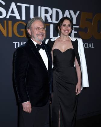 February 16, 2025, New York, New York, Unites States: Billy Crystal and Lindsay Crystal attend the SNL50: The Anniversary Show at 30 Rockefeller Plaza in New York. February 16, 2025. New York Unites States - ZUMAp281 20250216_zea_p281_003 Copyright: xPhotoxImagexPressx