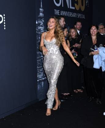 February 16, 2025, New York, New York, Unites States: Blake Lively attends the SNL50: The Anniversary Show at 30 Rockefeller Plaza in New York. February 16, 2025. New York Unites States - ZUMAp281 20250216_zea_p281_005 Copyright: xPhotoxImagexPressx
