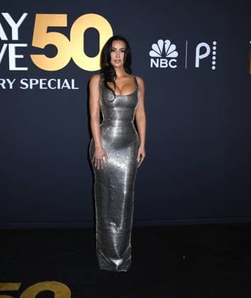 February 16, 2025, New York, New York, Unites States: Kim Kardashian attends the SNL50: The Anniversary Show at 30 Rockefeller Plaza in New York. February 16, 2025. New York Unites States - ZUMAp281 20250216_zea_p281_041 Copyright: xPhotoxImagexPressx