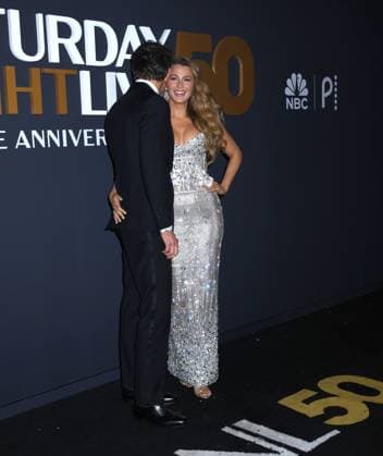 February 16, 2025, New York, New York, Unites States: Ryan Reynolds and Blake Lively attend the SNL50: The Anniversary Show at 30 Rockefeller Plaza in New York. February 16, 2025. New York Unites States - ZUMAp281 20250216_zea_p281_064 Copyright: xPhotoxImagexPressx