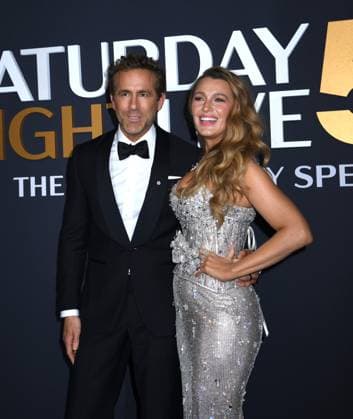 February 16, 2025, New York, New York, Unites States: Ryan Reynolds and Blake Lively attend the SNL50: The Anniversary Show at 30 Rockefeller Plaza in New York. February 16, 2025. New York Unites States - ZUMAp281 20250216_zea_p281_071 Copyright: xPhotoxImagexPressx