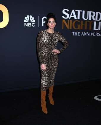 February 16, 2025, New York, New York, Unites States: Sarah Silverman attends the SNL50: The Anniversary Show at 30 Rockefeller Plaza in New York. February 16, 2025. New York Unites States - ZUMAp281 20250216_zea_p281_077 Copyright: xPhotoxImagexPressx