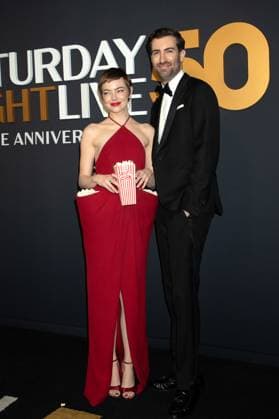 Red carpet for the SNL50: The Anniversary Show of Saturday Night Live Featuring: Emma Stone, Dave McCary Where: New York, New York, United States When: 16 Feb 2025 Credit: Janet Mayer INSTARimages.com EDITORIAL USE ONLY. NOT FOR USE BY NEWSPAPERS BASED IN THE UK. Copyright: xx instar54522458