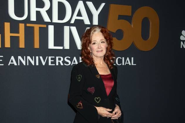 Red carpet for the SNL50: The Anniversary Show of Saturday Night Live Featuring: Bonnie Raitt Where: New York, New York, United States When: 16 Feb 2025 Credit: Janet Mayer INSTARimages.com EDITORIAL USE ONLY. NOT FOR USE BY NEWSPAPERS BASED IN THE UK. Copyright: xx instar54522190
