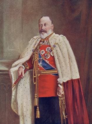Altes Foto von Edward VII Old vintage photo of Edward VII Copyright: imageBROKER dadxfotos ibljhl12509660.jpg