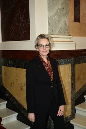 Ursula Standinger bei der Verleihung des Friedenspreis Dresden 2025 - International Peace Prize an den Europäischen Gerichtshof für Menschenrechte (EGMR) in der Semperoper. Dresden, 16.02.2025 Sachsen Germany Copyright: xMatthiasxWehnertx