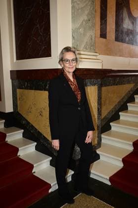 Ursula Standinger bei der Verleihung des Friedenspreis Dresden 2025 - International Peace Prize an den Europäischen Gerichtshof für Menschenrechte (EGMR) in der Semperoper. Dresden, 16.02.2025 Sachsen Germany Copyright: xMatthiasxWehnertx