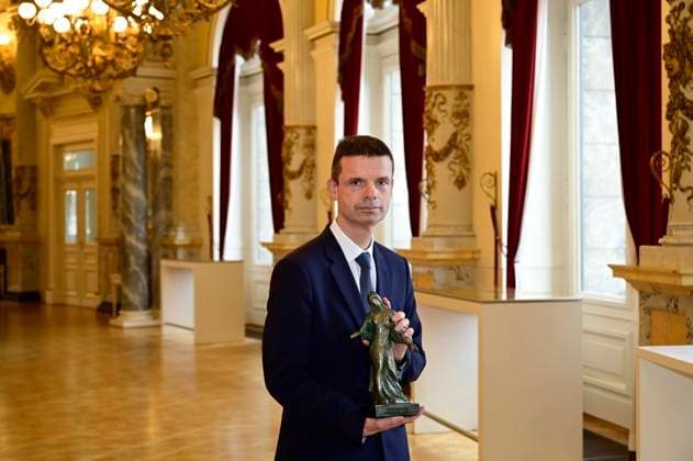 Marko Bosnjak bei der Verleihung des Friedenspreis Dresden 2025 - International Peace Prize an den Europäischen Gerichtshof für Menschenrechte (EGMR) in der Semperoper. Dresden, 16.02.2025 Sachsen Germany Copyright: xMatthiasxWehnertx