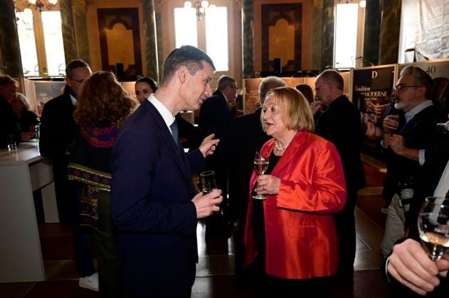 Marko Bosnjak und Sabine Leutheusser-Schnarrenberger bei der Verleihung des Friedenspreis Dresden 2025 - International Peace Prize an den Europäischen Gerichtshof für Menschenrechte (EGMR) in der Semperoper. Dresden, 16.02.2025 Sachsen Germany Copyright: xMatthiasxWehnertx