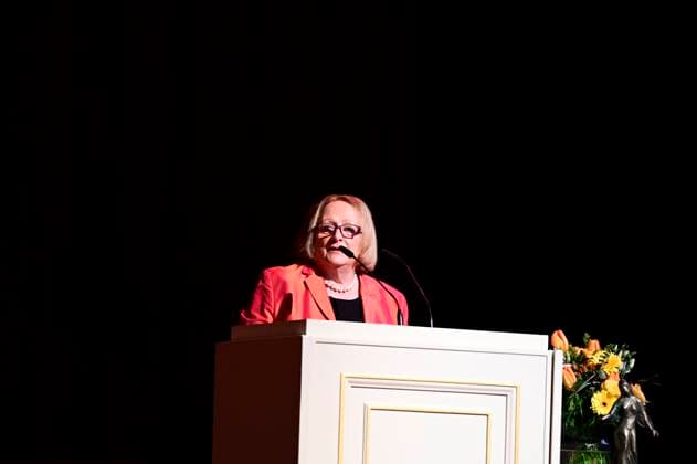 Sabine Leutheusser-Schnarrenberger bei der Verleihung des Friedenspreis Dresden 2025 - International Peace Prize an den Europäischen Gerichtshof für Menschenrechte (EGMR) in der Semperoper. Dresden, 16.02.2025 Sachsen Germany Copyright: xMatthiasxWehnertx