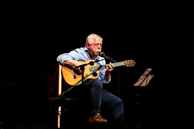 Wolf Biermann bei der Verleihung des Friedenspreis Dresden 2025 - International Peace Prize an den Europäischen Gerichtshof für Menschenrechte (EGMR) in der Semperoper. Dresden, 16.02.2025 Sachsen Germany Copyright: xMatthiasxWehnertx