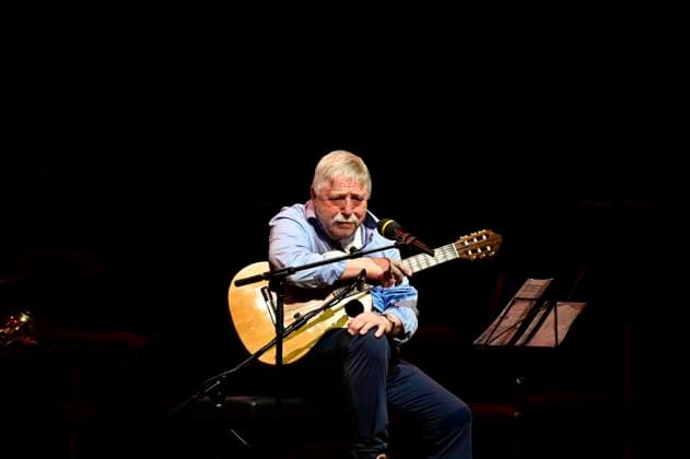 Wolf Biermann bei der Verleihung des Friedenspreis Dresden 2025 - International Peace Prize an den Europäischen Gerichtshof für Menschenrechte (EGMR) in der Semperoper. Dresden, 16.02.2025 Sachsen Germany Copyright: xMatthiasxWehnertx