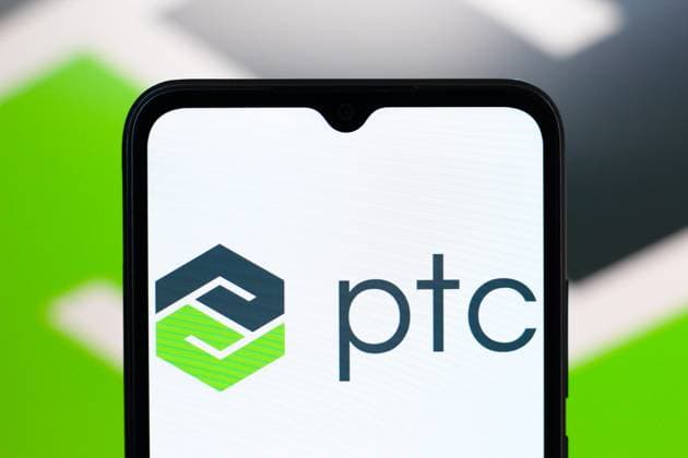 Digital Companies in Canada - 17 Jan 2025 In this photo illustration, the PTC Inc. logo is seen displayed on a smartphone screen. Canada Copyright: xThomasxFullerx xSOPAxImagesx TFSPI_17022025-4649