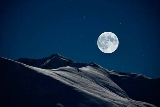 The Full moon casting its glow onto the Talkeetna Mountains in Hatcher Pass Alaska 24567474 RECORD DATE NOT STATED