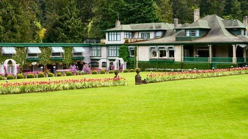 RECORD DATE NOT STATED The beautiful historic buildings at Butchart Gardens, Victoria, BC. 24604953