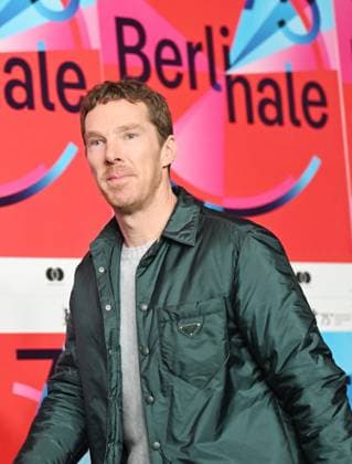 British actor Benedict Cumberbatch attends the press conference of The Thing With Feathers at the 75th Berlin Film Festival in Berlin, Germany on Tuesday, February 18, 2025.  BER20250218154 RUNExHELLESTAD