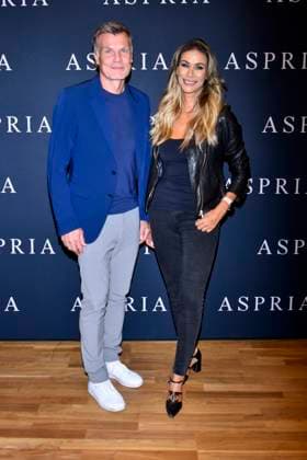Schauspielerin Yasmina Filali und Ex-Fußballer Thomas Helmer das getrennte Paar zusammen zu Gast bei der Sommer Party des Aspria Hamburg Uhlenhorst am Samstag 26.08.2023 in Hamburg HH D *** Actress Yasmina Filali and Ex Footballer Thomas Helmer the separate pair together to Guest at the Summer Party of Aspria Hamburg Uhlenhorst on Saturday 26 08 2023 in Hamburg HH D