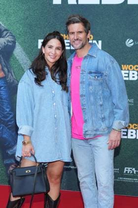 Chryssanthi Kavazi, Tom Beck bei der Premiere von Wochenend Rebellen am 19.09.2023 im Zoo Palast in Berlin. Berlin Deutschland *** Chryssanthi Kavazi, Tom Beck at the Premiere from Weekend Rebels on 19 09 2023 at Zoo Palace in Berlin Berlin Germany