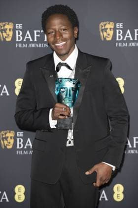 Bafta Film Awards 2025 David Jonsson attends the EE British Academy Film Awards ( BAFTAS ) 2025, Winners Area, winning the the EE Rising Star Award at the Royal Festival Hall, London. 16th February 2025.  Copyright: xAndrewxSimsx NINTCHDBPICT000973147519