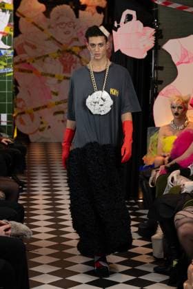 VIN + OMI AW25 catwalk show, 19 February 2025 VIN + OMI AW25 catwalk show at Harrington Gardens in South Kensington, London, UK on 19 February 2025., Credit:JIMMY JAMES Avalon London, UK  Copyright: xJIMMYxJAMESx xAvalonx 0966188002