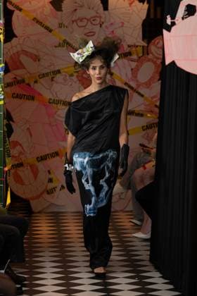 VIN + OMI AW25 catwalk show, 19 February 2025 VIN + OMI AW25 catwalk show at Harrington Gardens in South Kensington, London, UK on 19 February 2025., Credit:JIMMY JAMES Avalon London, UK  Copyright: xJIMMYxJAMESx xAvalonx 0966188076