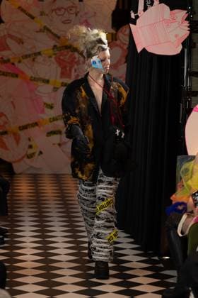 VIN + OMI AW25 catwalk show, 19 February 2025 VIN + OMI AW25 catwalk show at Harrington Gardens in South Kensington, London, UK on 19 February 2025., Credit:JIMMY JAMES Avalon London, UK  Copyright: xJIMMYxJAMESx xAvalonx 0966188110