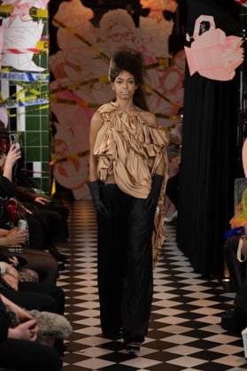 VIN + OMI AW25 catwalk show, 19 February 2025 VIN + OMI AW25 catwalk show at Harrington Gardens in South Kensington, London, UK on 19 February 2025., Credit:JIMMY JAMES Avalon London, UK  Copyright: xJIMMYxJAMESx xAvalonx 0966188179