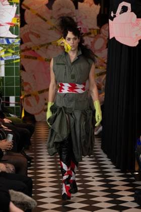 VIN + OMI AW25 catwalk show, 19 February 2025 VIN + OMI AW25 catwalk show at Harrington Gardens in South Kensington, London, UK on 19 February 2025., Credit:JIMMY JAMES Avalon London, UK  Copyright: xJIMMYxJAMESx xAvalonx 0966188828