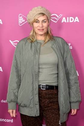 Gesine Cukrowski beim 99Fire Films Award während der Berlinale 2025 in der Astor Film Lounge. Berlin, 19.02.2025