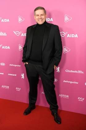 Kevin Kratzsch beim 99Fire Films Award während der Berlinale 2025 in der Astor Film Lounge. Berlin, 19.02.2025