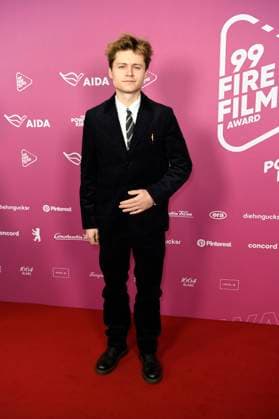 Tom Böttcher beim 99Fire Films Award während der Berlinale 2025 in der Astor Film Lounge. Berlin, 19.02.2025