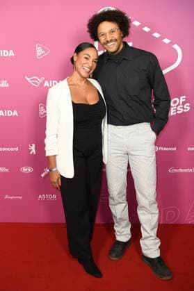 Vanessa Rottenburg und Marvin Krüger beim 99Fire Films Award während der Berlinale 2025 in der Astor Film Lounge. Berlin, 19.02.2025