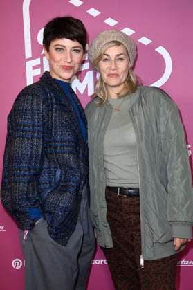 Agnes Mann und Gesine Cukrowski beim 99Fire Films Award während der Berlinale 2025 in der Astor Film Lounge. Berlin, 19.02.2025