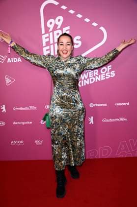 Claudia Campus beim 99Fire Films Award während der Berlinale 2025 in der Astor Film Lounge. Berlin, 19.02.2025