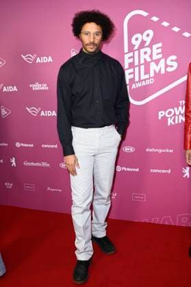 Marvin Krüger beim 99Fire Films Award während der Berlinale 2025 in der Astor Film Lounge. Berlin, 19.02.2025
