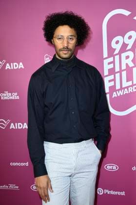 Marvin Krüger beim 99Fire Films Award während der Berlinale 2025 in der Astor Film Lounge. Berlin, 19.02.2025