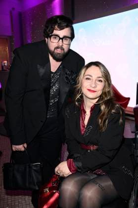 Steven Preisner und Kristina Vogel beim 99Fire Films Award während der Berlinale 2025 in der Astor Film Lounge. Berlin, 19.02.2025