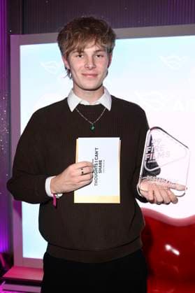 Daimon-Tay Bork beim 99Fire Films Award während der Berlinale 2025 in der Astor Film Lounge. Berlin, 19.02.2025
